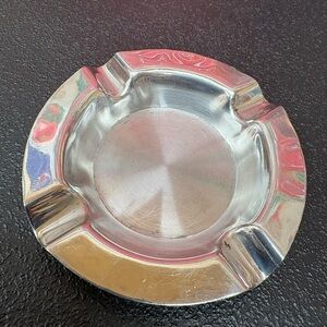 Vintage metal ashtray